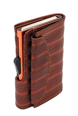 Картодържател C-SECURE с портфейл и монетник, Red metallic | JAR Computers Картодържател C-SECURE с портфейл и монетник, Red metallic