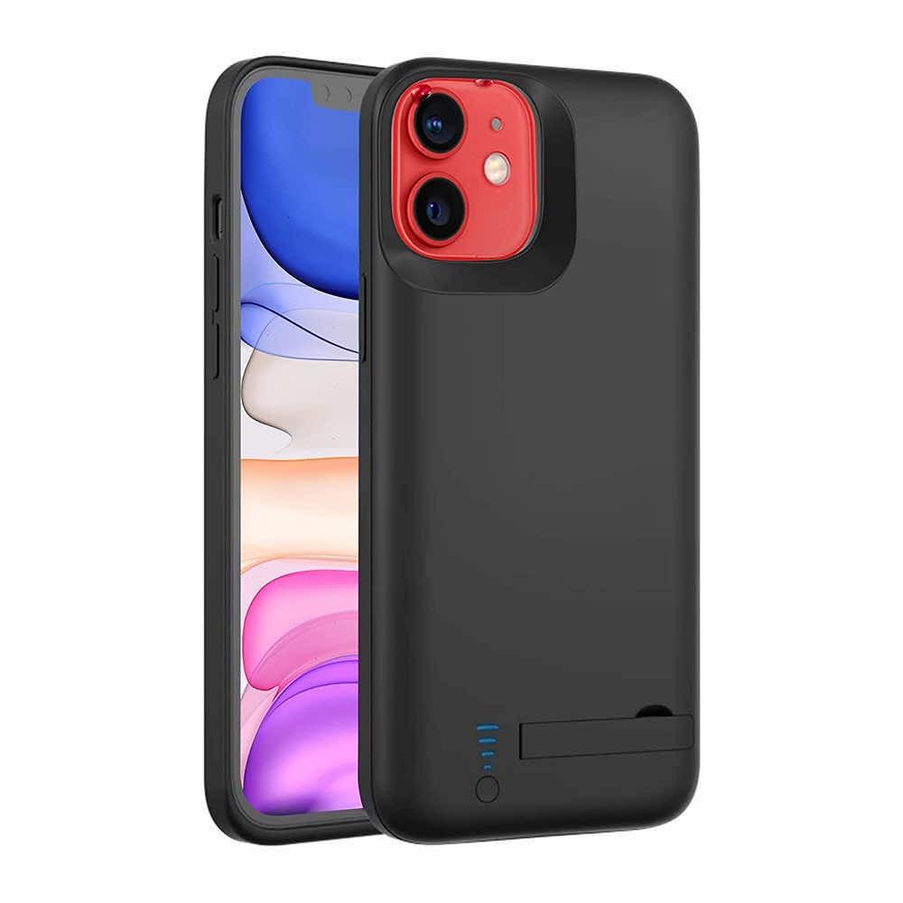 Кейс с вградена батерия за iPhone 12 mini, iPhone 13 mini - JC Battery Case 4000mAh (черен) | JAR Computers Кейс с вградена батерия за iPhone 12 mini, iPhone 13 mini - JC Battery Case 4000mAh (черен)