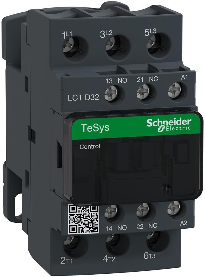 Контактор TeSys D 3P 15kW (32A AC-3) 1NO-1NC 42V 50/60Hz SE | JAR Computers Контактор TeSys D 3P 15kW (32A AC-3) 1NO-1NC 42V 50/60Hz SE