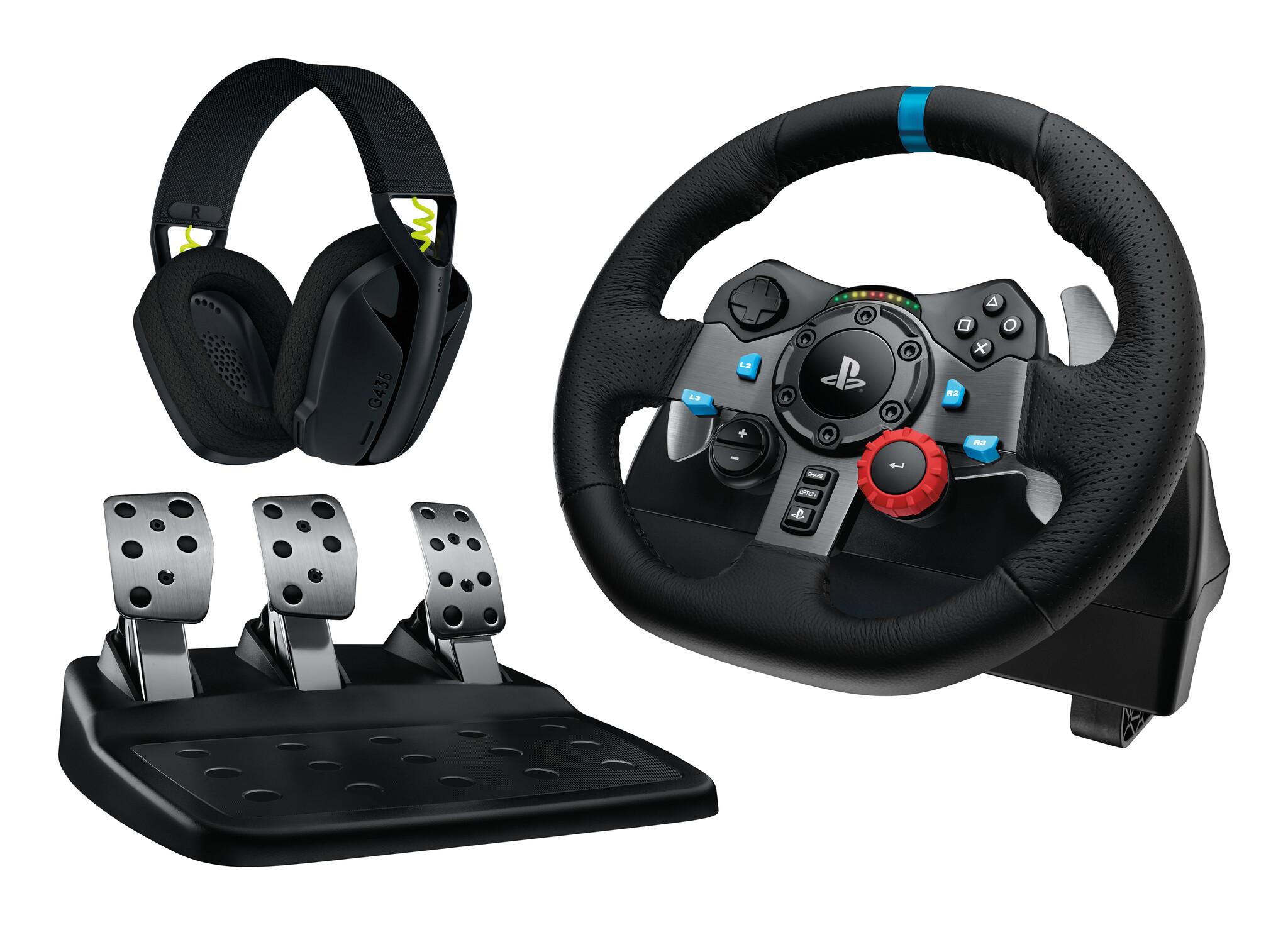Logitech G 991-000539 джойстик и гейм пад Алуминий, Черен USB Волан + педали + слушалка Персонален компютър, PlayStation 4, PlayStation 5, Playstation 3 | JAR Computers Logitech G 991-000539 джойстик и гейм пад Алуминий, Черен USB Волан + педали + слушалка Персонален компютър, PlayStation 4, PlayStation 5, Playstation 3