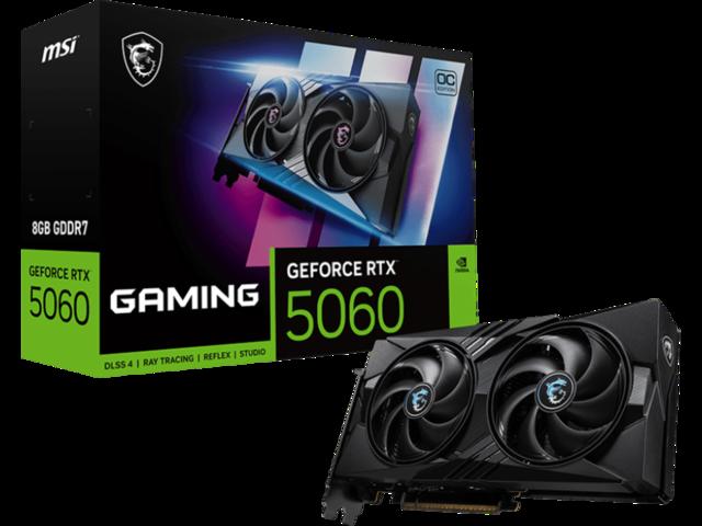 MSI GeForce RTX 5060 8G GAMING OC