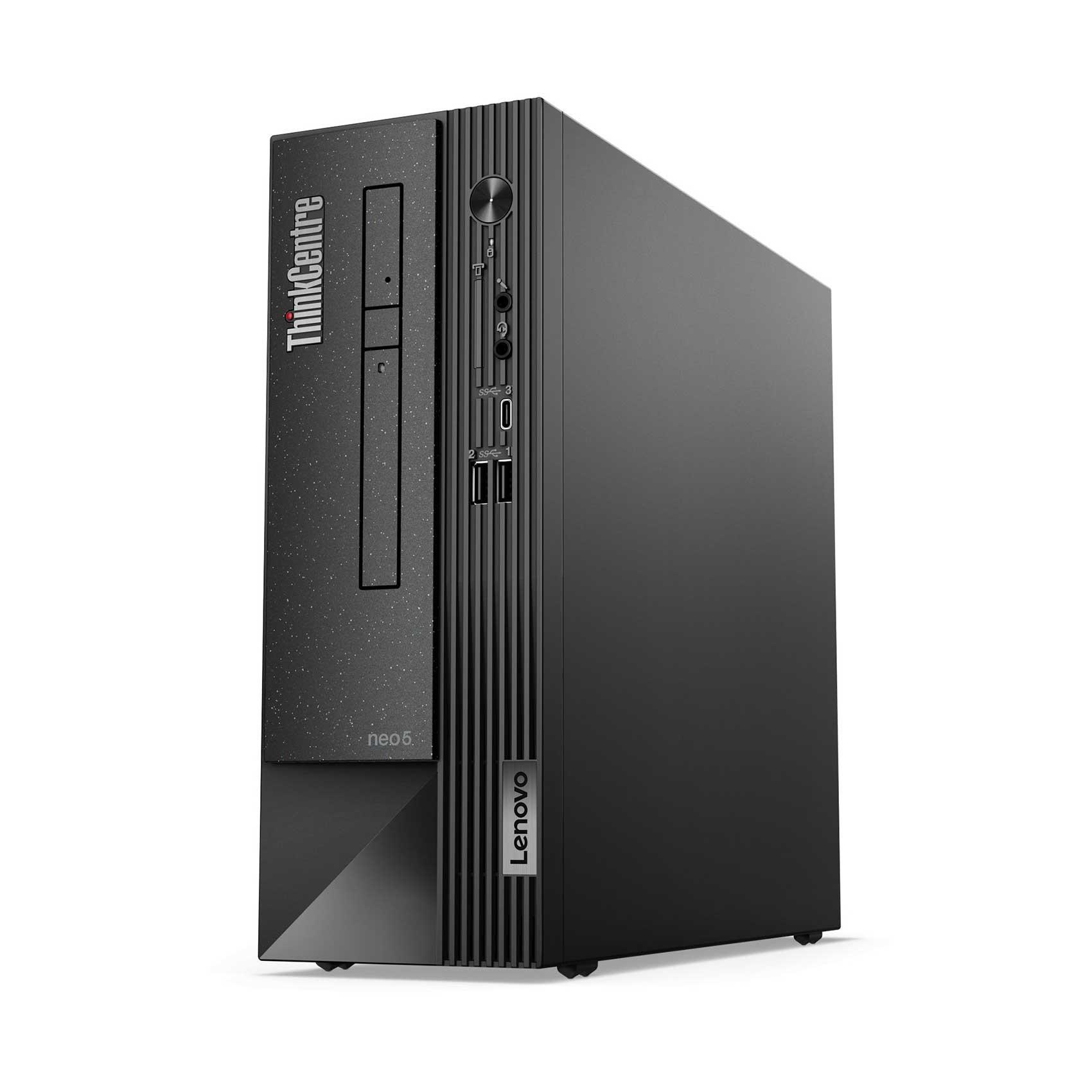 Настолен компютър Lenovo ThinkCentre Neo 50S, Intel Core i3, 256 GB SSD, 8 GB RAM, HDMI, VGA, Windows 11 Pro, Intel UHD Graphics, Display port