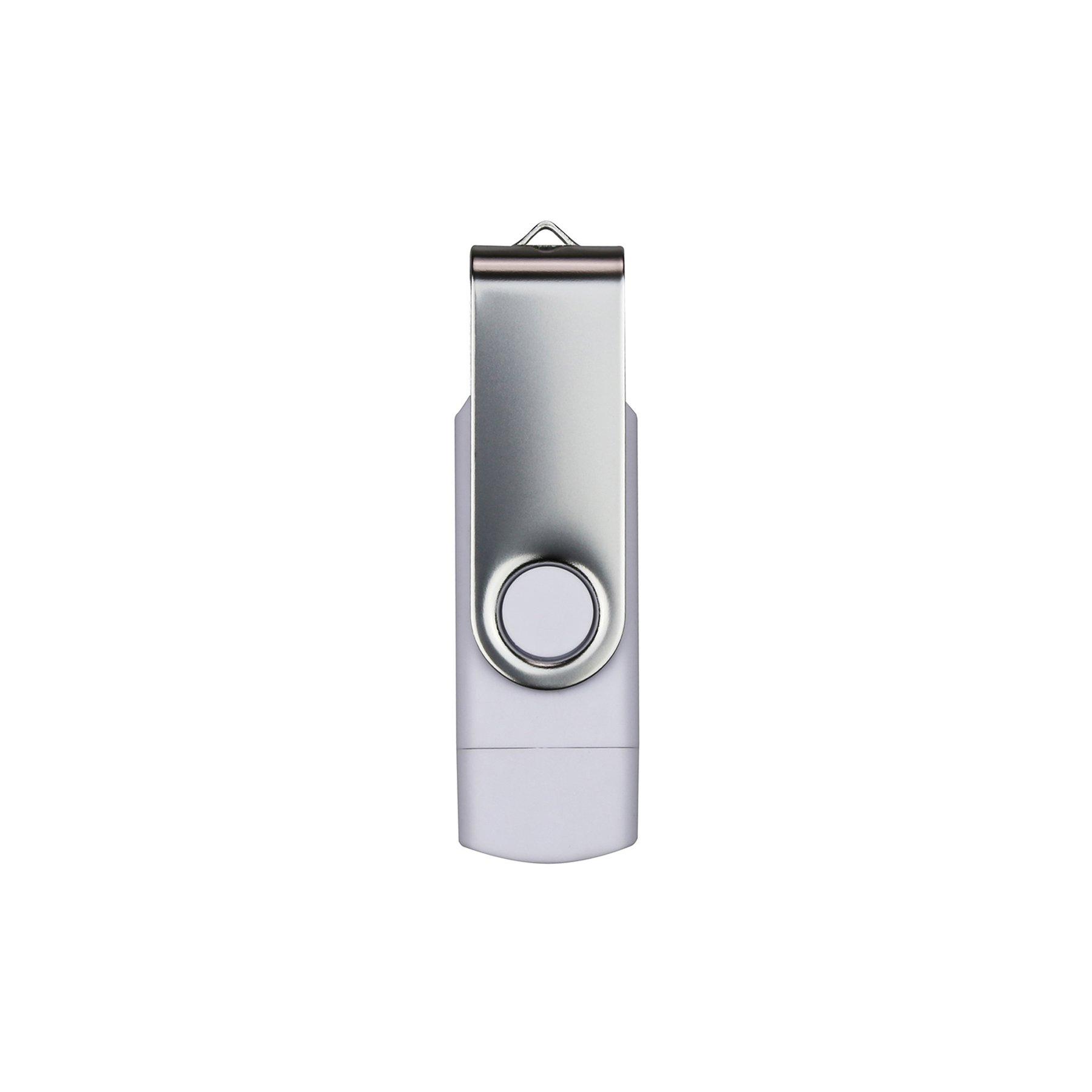 Office 1 USB флаш памет Swivel, USB 3.0, 16 GB, Type-C OTG, бяла | JAR Computers Office 1 USB флаш памет Swivel, USB 3.0, 16 GB, Type-C OTG, бяла
