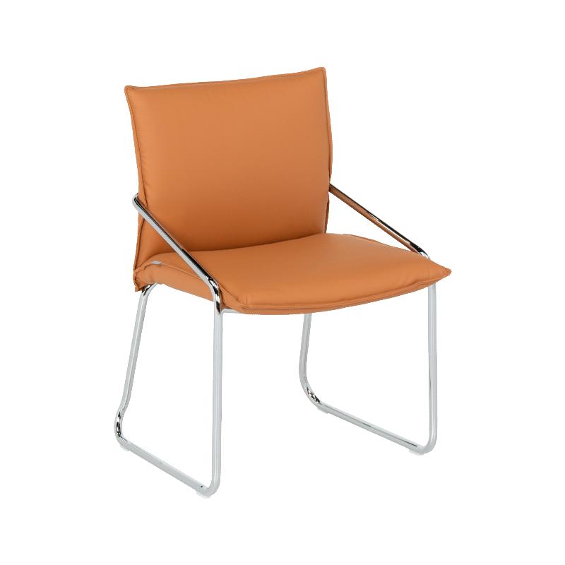 Посетителски стол Carmen 1144 - оранжев