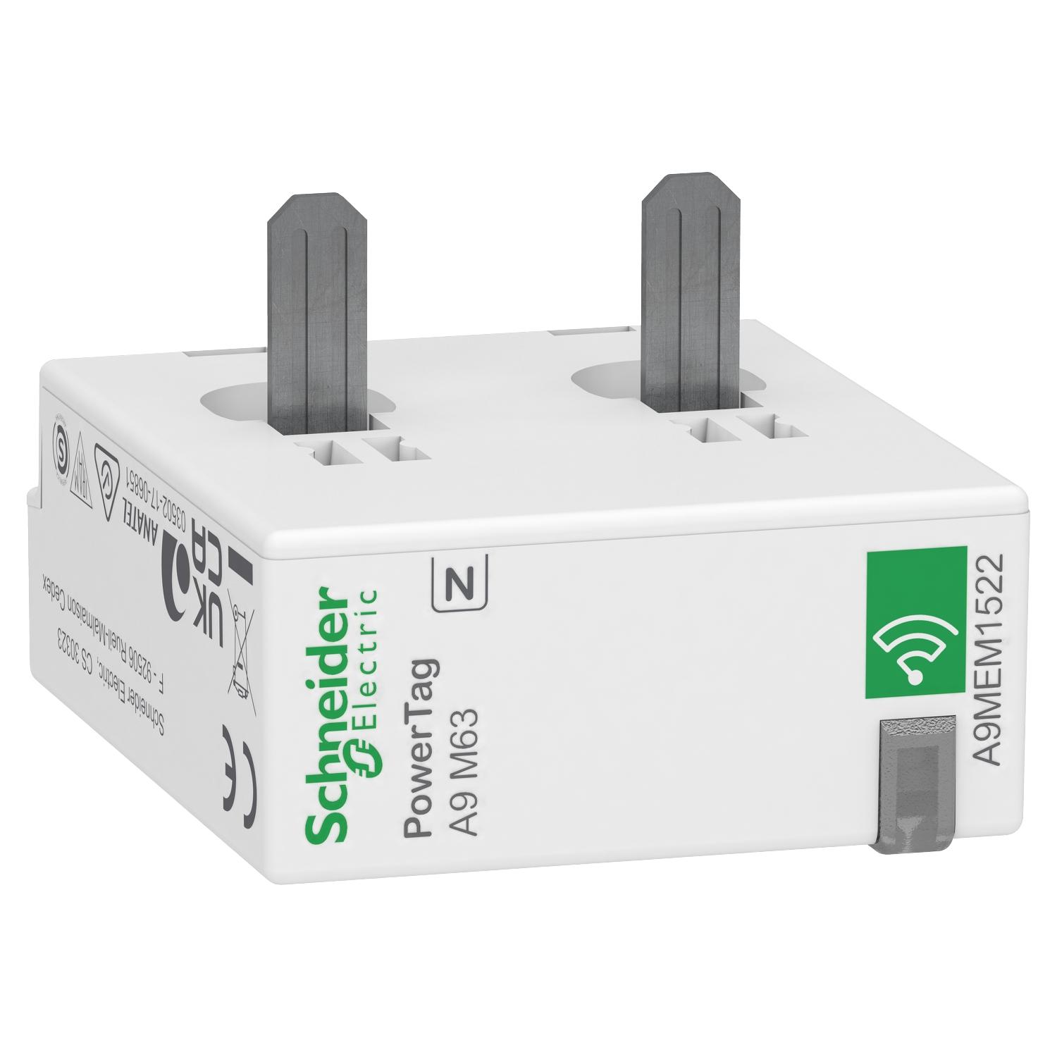 PowerTag - Acti9 Monoconnect 1P+N - долна позиция - Maximum 63A- енергиен сензор - SCHNEIDER ELECTRIC PowerTag A9MEM1522 | JAR Computers PowerTag - Acti9 Monoconnect 1P+N - долна позиция - Maximum 63A- енергиен сензор - SCHNEIDER ELECTRIC PowerTag A9MEM1522