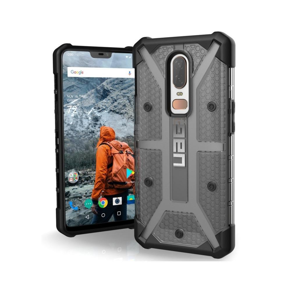 Удароустойчив хибриден кейс за OnePlus 6 - Urban Armor Gear Plasma (черен-прозрачен) | JAR Computers Удароустойчив хибриден кейс за OnePlus 6 - Urban Armor Gear Plasma (черен-прозрачен)