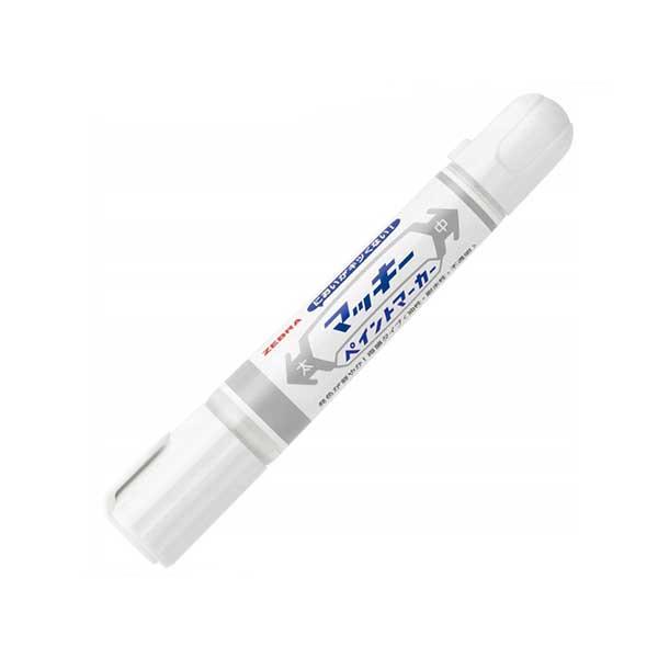 Zebra Перманентен маркер Mckie Extra Bold, двоен, 2-8 mm, бял | JAR Computers Zebra Перманентен маркер Mckie Extra Bold, двоен, 2-8 mm, бял