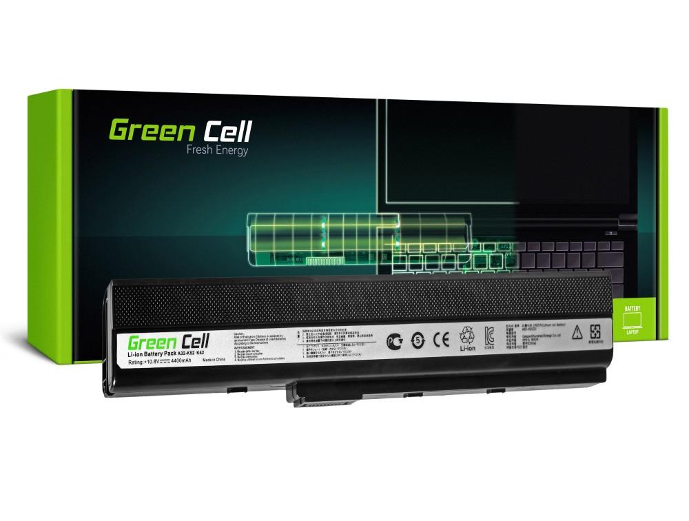Батерия  за лаптоп GREEN CELL, Asus K52 K52J K52F K52JC K52JR, 10.8V, 4400mAh | JAR Computers Батерия  за лаптоп GREEN CELL, Asus K52 K52J K52F K52JC K52JR, 10.8V, 4400mAh