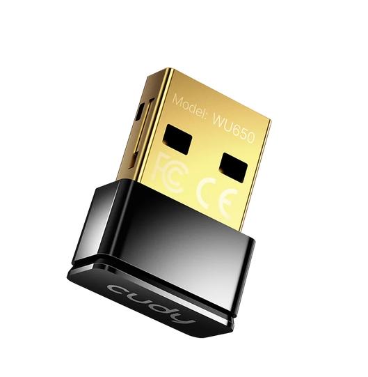 Cudy WU650 Wi-Fi Mini USB Adapter AC650 650Mbps Wi-Fi USB Adapter, Mini Size, 433Mbps at 5GHz + 200Mbps at 2.4GHz, Nano Size, USB 2.0 | JAR Computers Cudy WU650 Wi-Fi Mini USB Adapter AC650 650Mbps Wi-Fi USB Adapter, Mini Size, 433Mbps at 5GHz + 200Mbps at 2.4GHz, Nano Size, USB 2.0