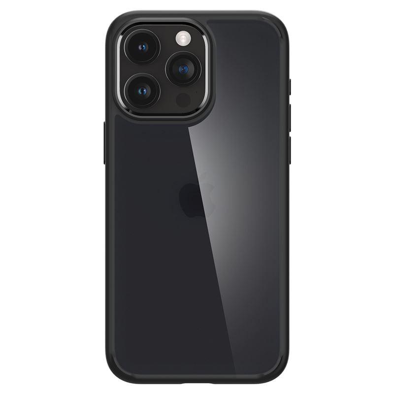 Хибриден кейс с висока степен на защита за iPhone 15 Pro - Spigen Ultra Hybrid Case (черен-матиран) | JAR Computers Хибриден кейс с висока степен на защита за iPhone 15 Pro - Spigen Ultra Hybrid Case (черен-матиран)
