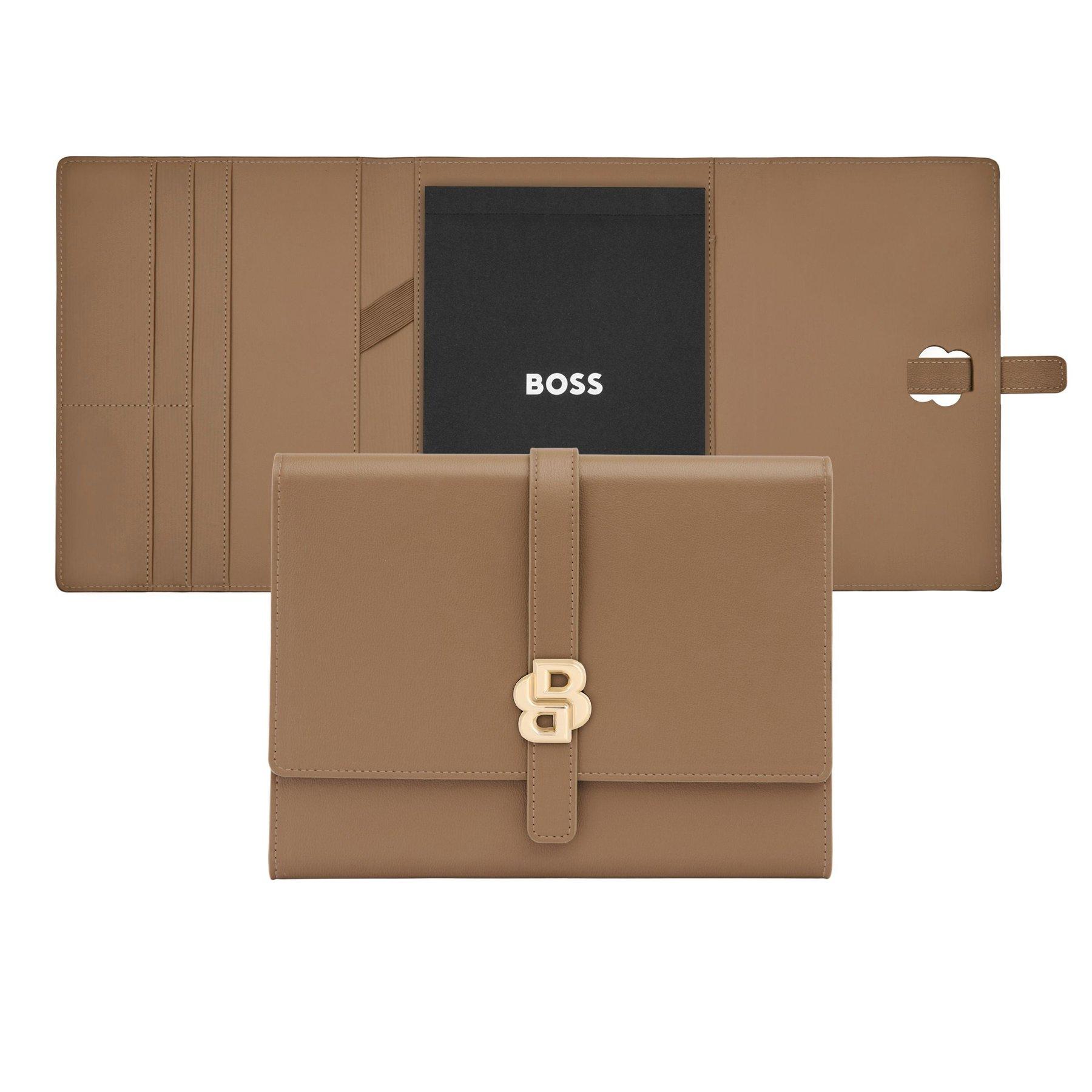Hugo Boss Конферентна папка Double B, A5, кафява