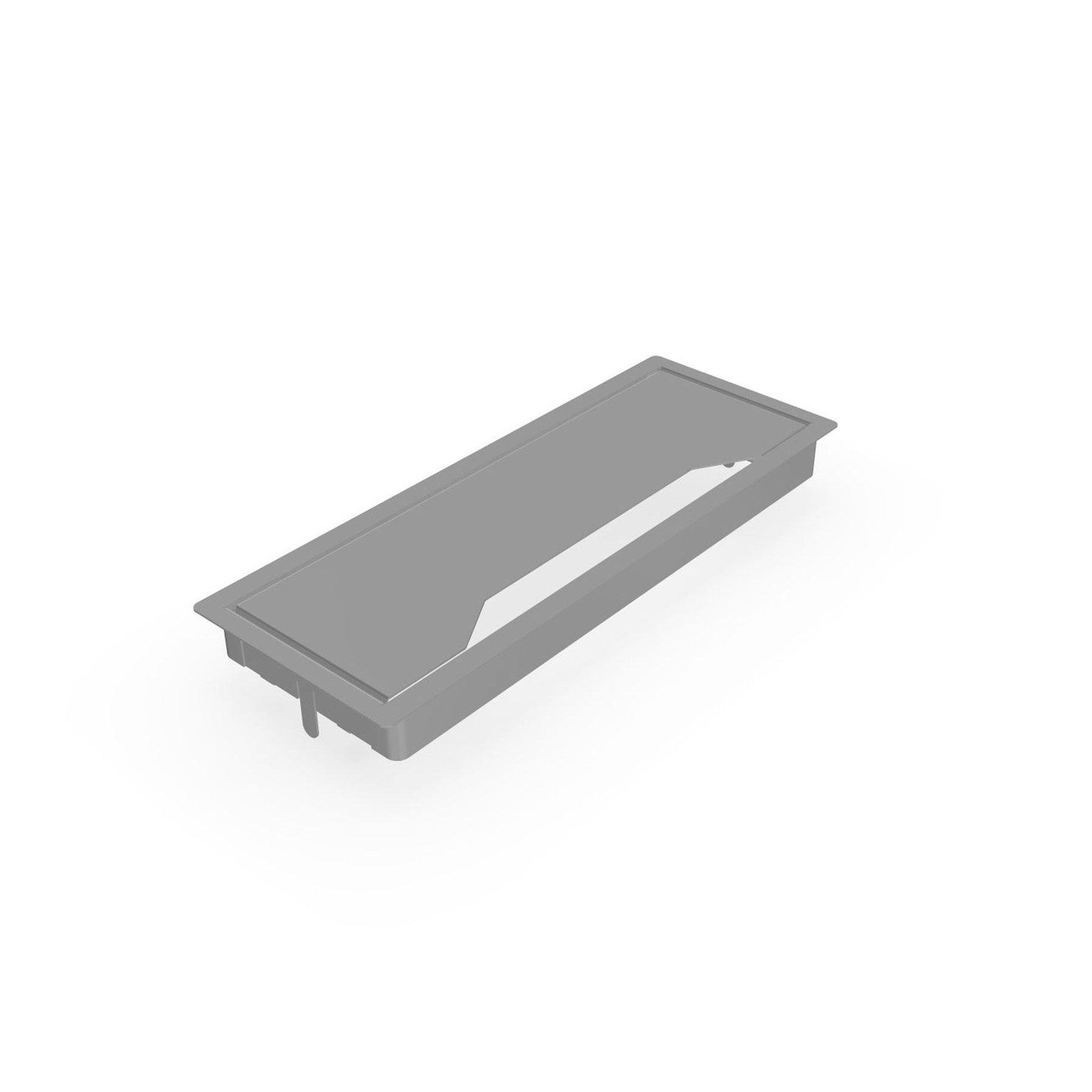 Капак за кабели Narbutas, 317 x 119 x 27 mm, метален, сив | JAR Computers Капак за кабели Narbutas, 317 x 119 x 27 mm, метален, сив