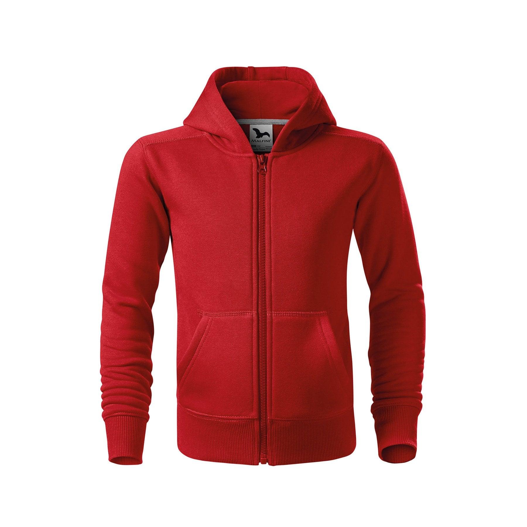 Malfini Детски суитшърт Zipper 412, поларен, размер 146 cm, възраст 10 години, червен | JAR Computers Malfini Детски суитшърт Zipper 412, поларен, размер 146 cm, възраст 10 години, червен