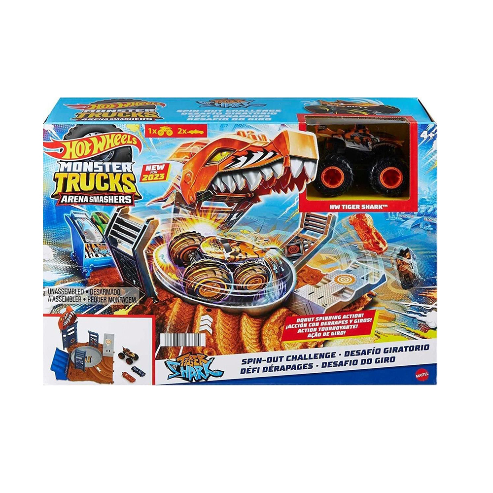Mattel Hot Wheels Arena Spin Out Challenge Track for Ages 4+ (HNB93) (MATHNB93) | JAR Computers Mattel Hot Wheels Arena Spin Out Challenge Track for Ages 4+ (HNB93) (MATHNB93)