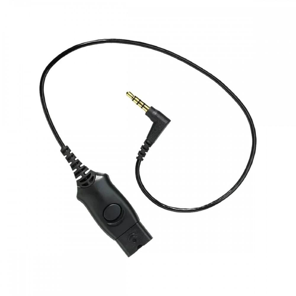 Poly 920P9AA спирален кабел с 3,5 mm към QD конектор | JAR Computers Poly 920P9AA спирален кабел с 3,5 mm към QD конектор