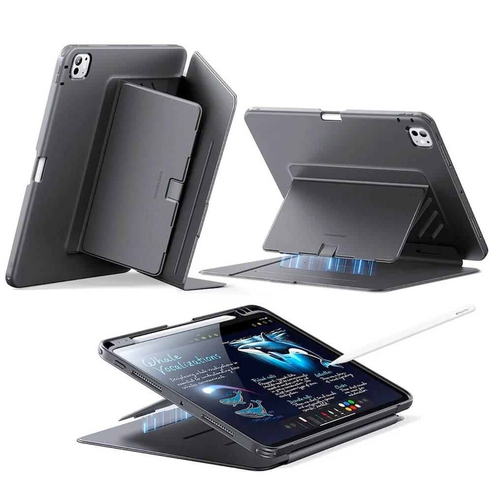 Удароустойчив хибриден кейс за iPad Pro 13 (2024), iPad Pro 13 (2025) - ESR Flip Hybrid Protective Stand Case (черен) | JAR Computers Удароустойчив хибриден кейс за iPad Pro 13 (2024), iPad Pro 13 (2025) - ESR Flip Hybrid Protective Stand Case (черен)