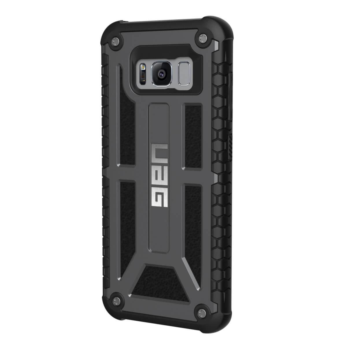 Удароустойчив хибриден кейс за Samsung Galaxy S8 - Urban Armor Gear Monarch Graphite (черен) | JAR Computers Удароустойчив хибриден кейс за Samsung Galaxy S8 - Urban Armor Gear Monarch Graphite (черен)