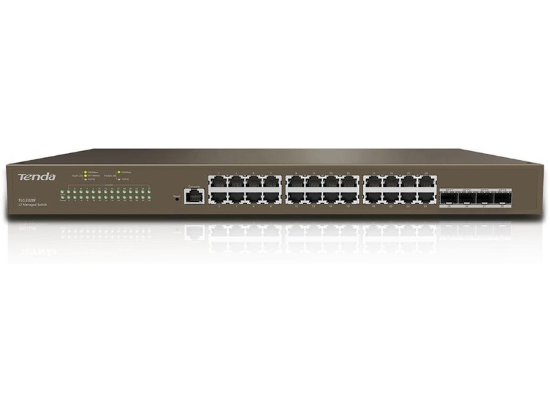 24 портов Layer 2 суич оптимизиран за видеонаблюдение, G3328F | JAR Computers 24 портов Layer 2 суич оптимизиран за видеонаблюдение, G3328F