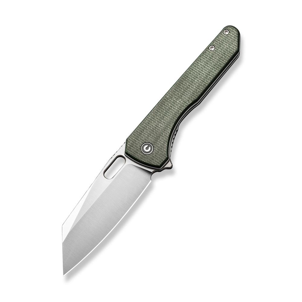 Джобен нож CIVIVI Nugz Green Canvas Micarta | JAR Computers Джобен нож CIVIVI Nugz Green Canvas Micarta