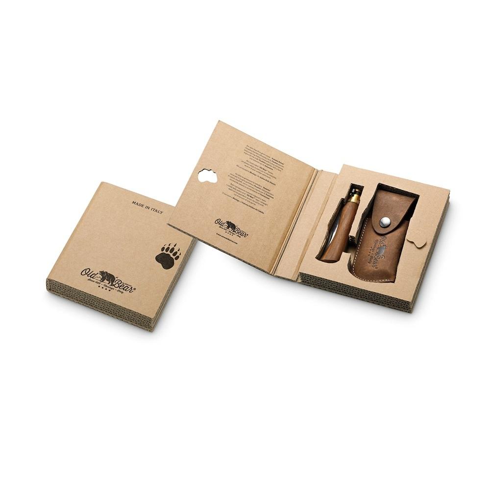 Джобен нож и калъф Old Bear Classical Walnut M, книга | JAR Computers Джобен нож и калъф Old Bear Classical Walnut M, книга