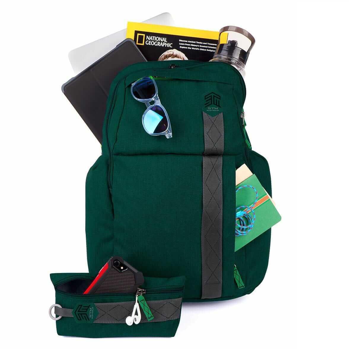 Елегантна и стилна раница за MacBook Pro 15 и лаптопи до 15 инча - STM Kings Backpack (зелен) | JAR Computers Елегантна и стилна раница за MacBook Pro 15 и лаптопи до 15 инча - STM Kings Backpack (зелен)