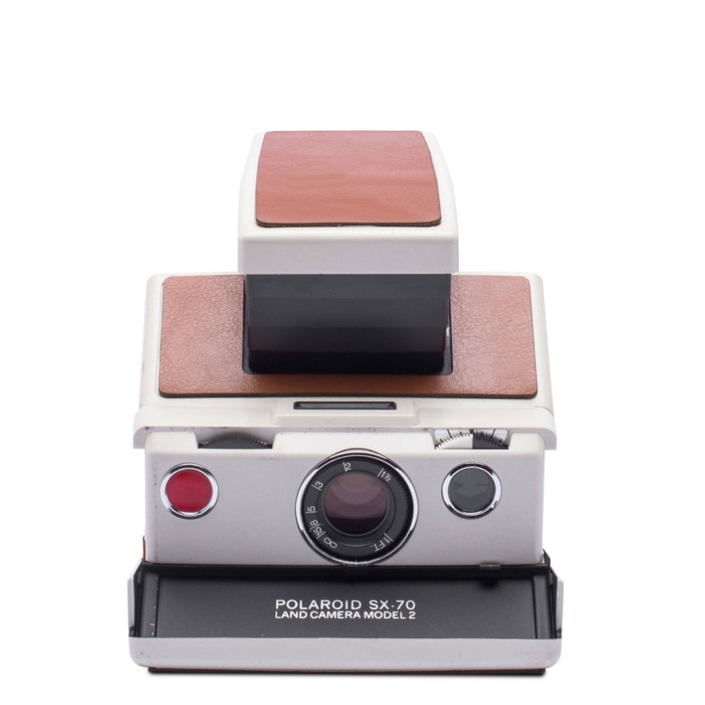 Фотоапарат Polaroid SX-70 Camera White-Brown ( refurbished 1 year warranty )