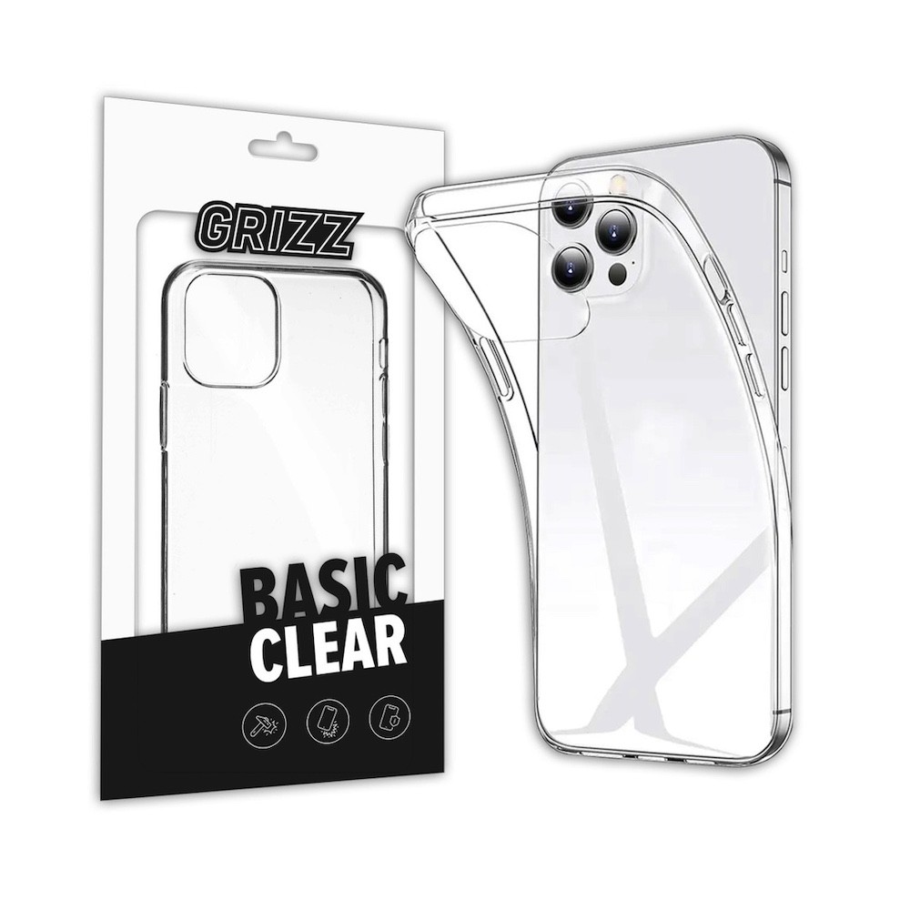 GrizzGlass BasicClear TPU Case - силиконов (TPU) калъф за iPhone 13 mini (прозрачен) 