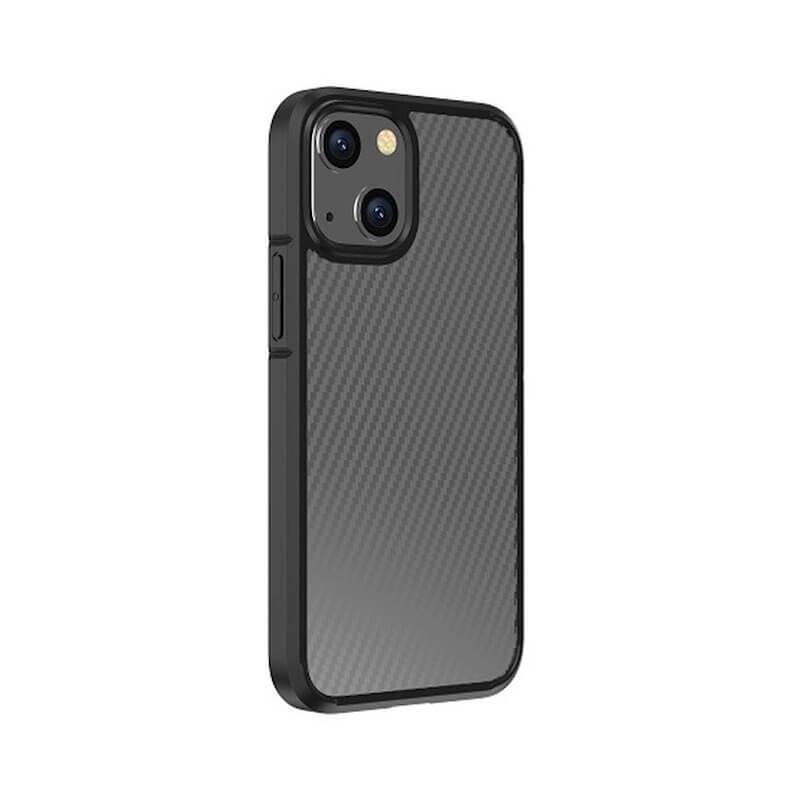 Хибриден удароустойчив кейс за iPhone 13 - Devia Guardian Shockproof Case (черен-прозрачен) | JAR Computers Хибриден удароустойчив кейс за iPhone 13 - Devia Guardian Shockproof Case (черен-прозрачен)
