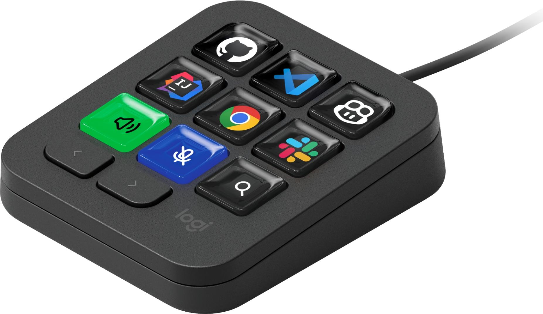 Клавиатура Logitech - MX Keypad, 9 LCD клавиша, USB-C, графит | JAR Computers Клавиатура Logitech - MX Keypad, 9 LCD клавиша, USB-C, графит