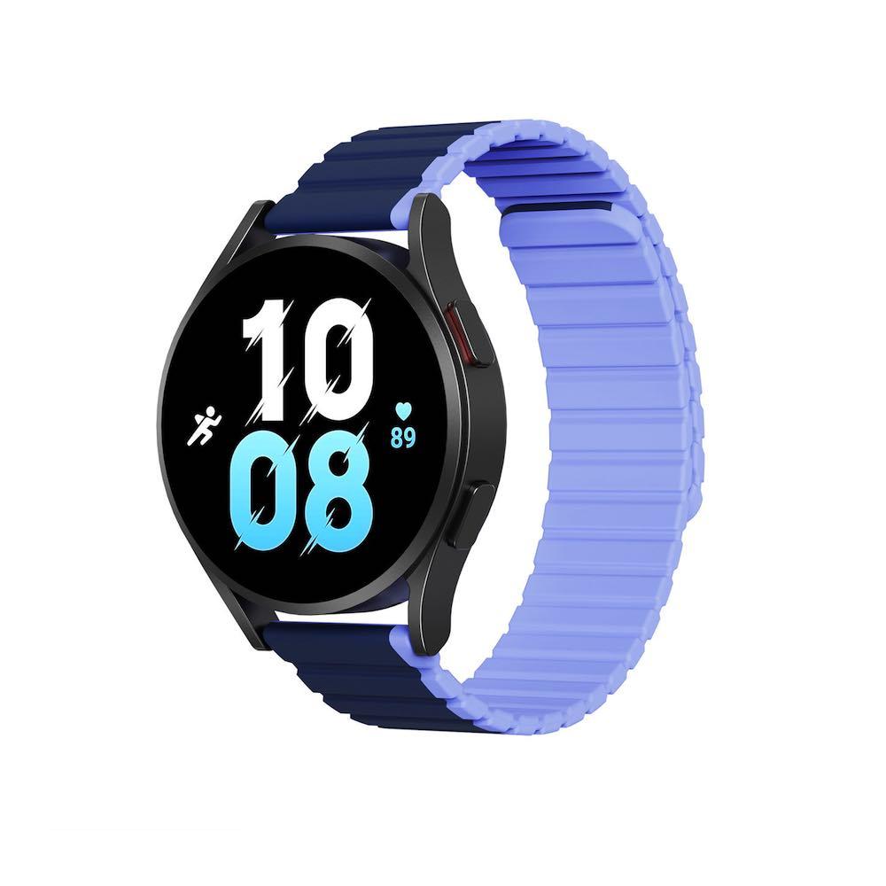 Магнитна силиконова каишка за Samsung Galaxy Watch, Huawei Watch, Xiaomi, Garmin и други часовници с 20мм захват - Dux Ducis Silicone Magnetic Strap 20mm (LD Version) (син) | JAR Computers Магнитна силиконова каишка за Samsung Galaxy Watch, Huawei Watch, Xiaomi, Garmin и други часовници с 20мм захват - Dux Ducis Silicone Magnetic Strap 20mm (LD Version) (син)