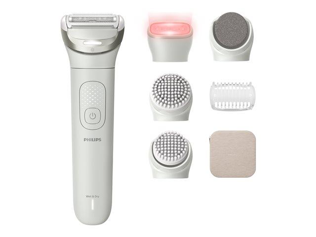 PHILIPS Beauty Set Series 9900 SkinLed technology shaving head exfolashion brush facial cleansing brush