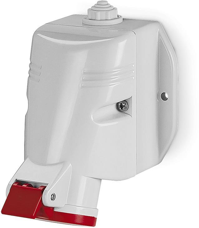 Промишлен контакт 3P+Е 32A 3h IP44 серия Optima модел Top Scame | JAR Computers Промишлен контакт 3P+Е 32A 3h IP44 серия Optima модел Top Scame