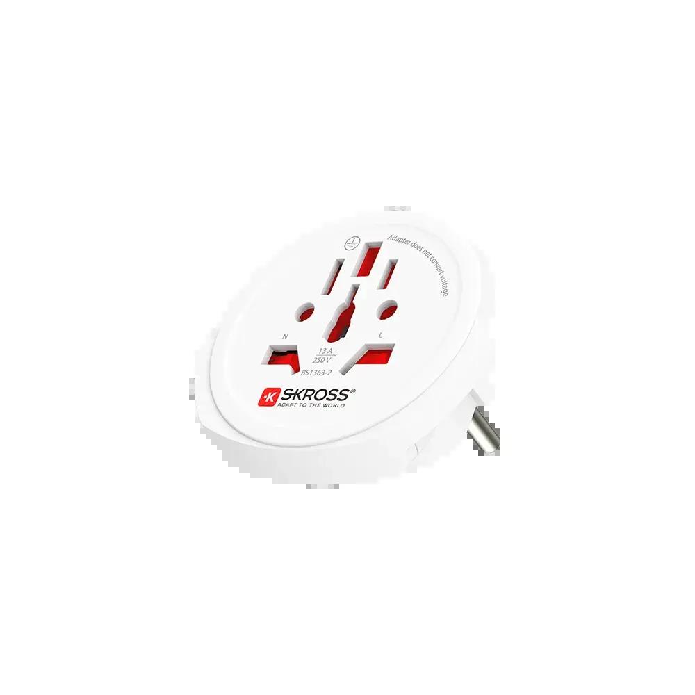 Skross адаптер 220V UK/US/World  към EU