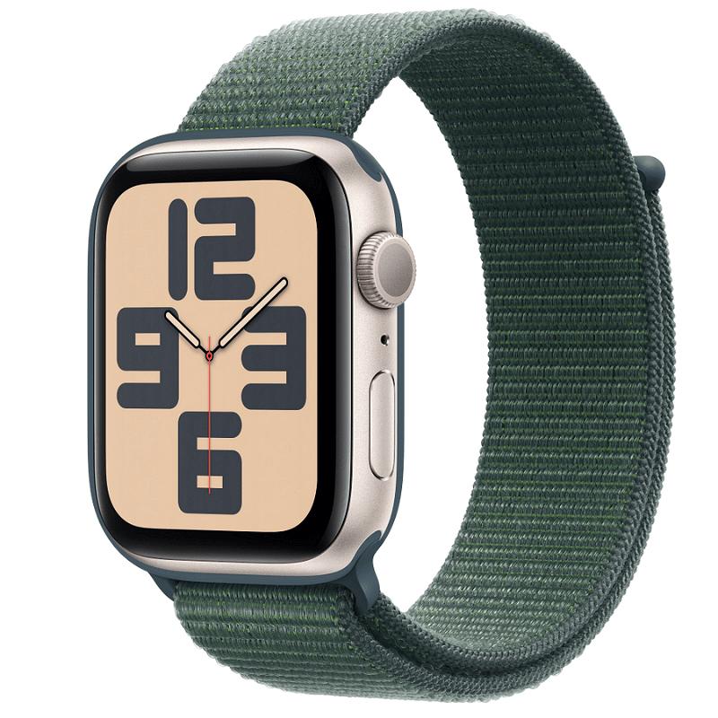 Смарт часовник Apple Watch SE2 v3 44mm Starlight/Lake Green Loop mxew3 , 1.78 , Apple S8 SiP 64-bit Dual Core , 32 , 44.00