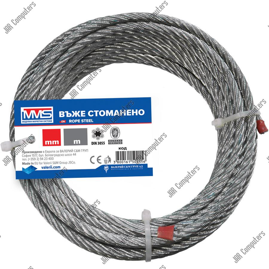 ВЪЖЕ СТОМАНЕНО ПОЦИНКОВАНО DIN3055/306 | JAR Computers ВЪЖЕ СТОМАНЕНО ПОЦИНКОВАНО DIN3055/306