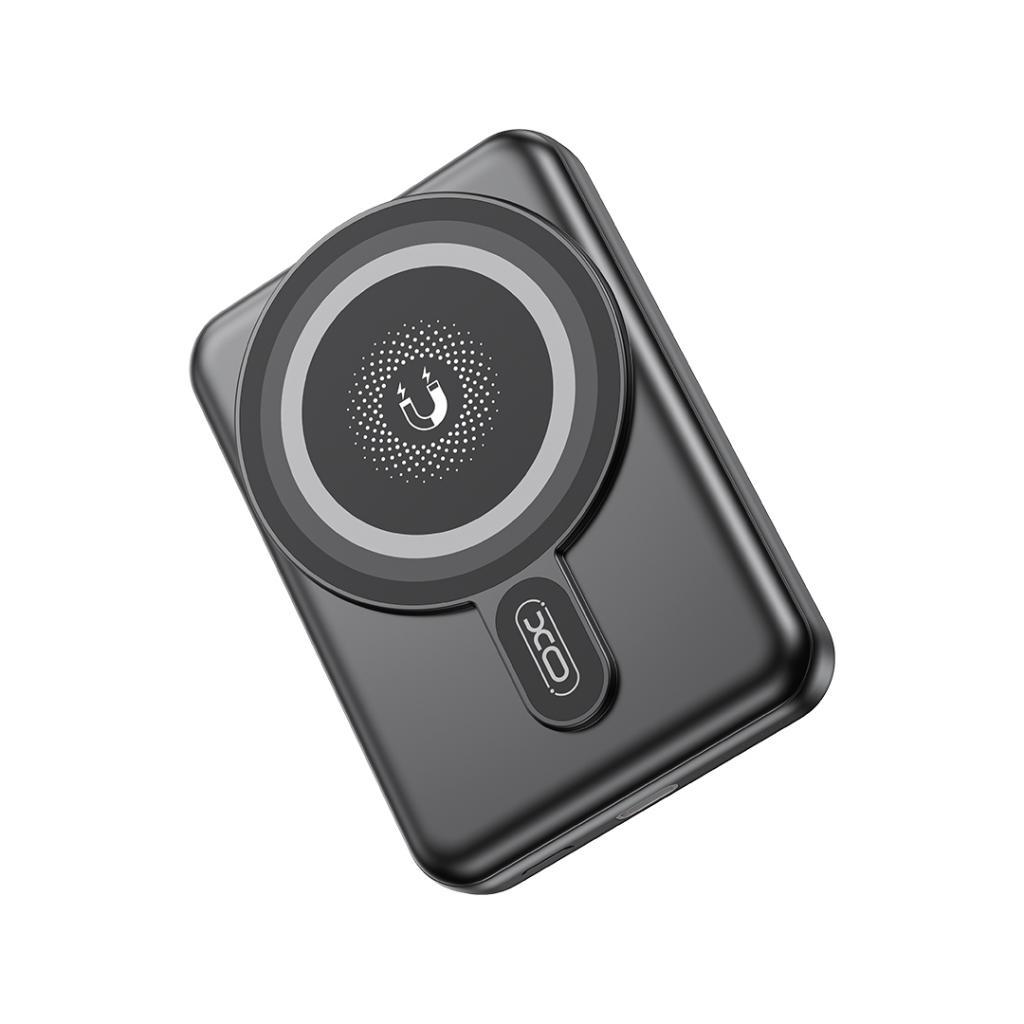 XO Power Bank 10000 mAh 20W PD, MagSafe + стойка, PR264 /черен/ | JAR Computers XO Power Bank 10000 mAh 20W PD, MagSafe + стойка, PR264 /черен/