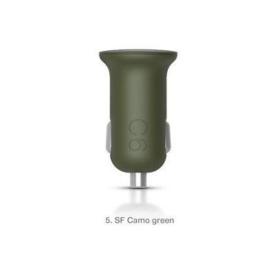 Зарядно за кола с два USB изхода за iPhone, iPad, Samsung, HTC и мобилни устройства - Elago C6 Dual USB Car Charger (зелен) | JAR Computers Зарядно за кола с два USB изхода за iPhone, iPad, Samsung, HTC и мобилни устройства - Elago C6 Dual USB Car Charger (зелен)