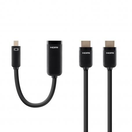 Belkin MacBook HDTV - Mini display port към HDMI кабел и HDMI кабел за MacBook | JAR Computers Belkin MacBook HDTV - Mini display port към HDMI кабел и HDMI кабел за MacBook