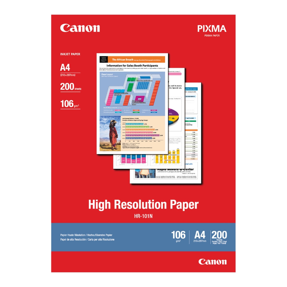 Canon HR-101 A4 200 sheets | JAR Computers Canon HR-101 A4 200 sheets