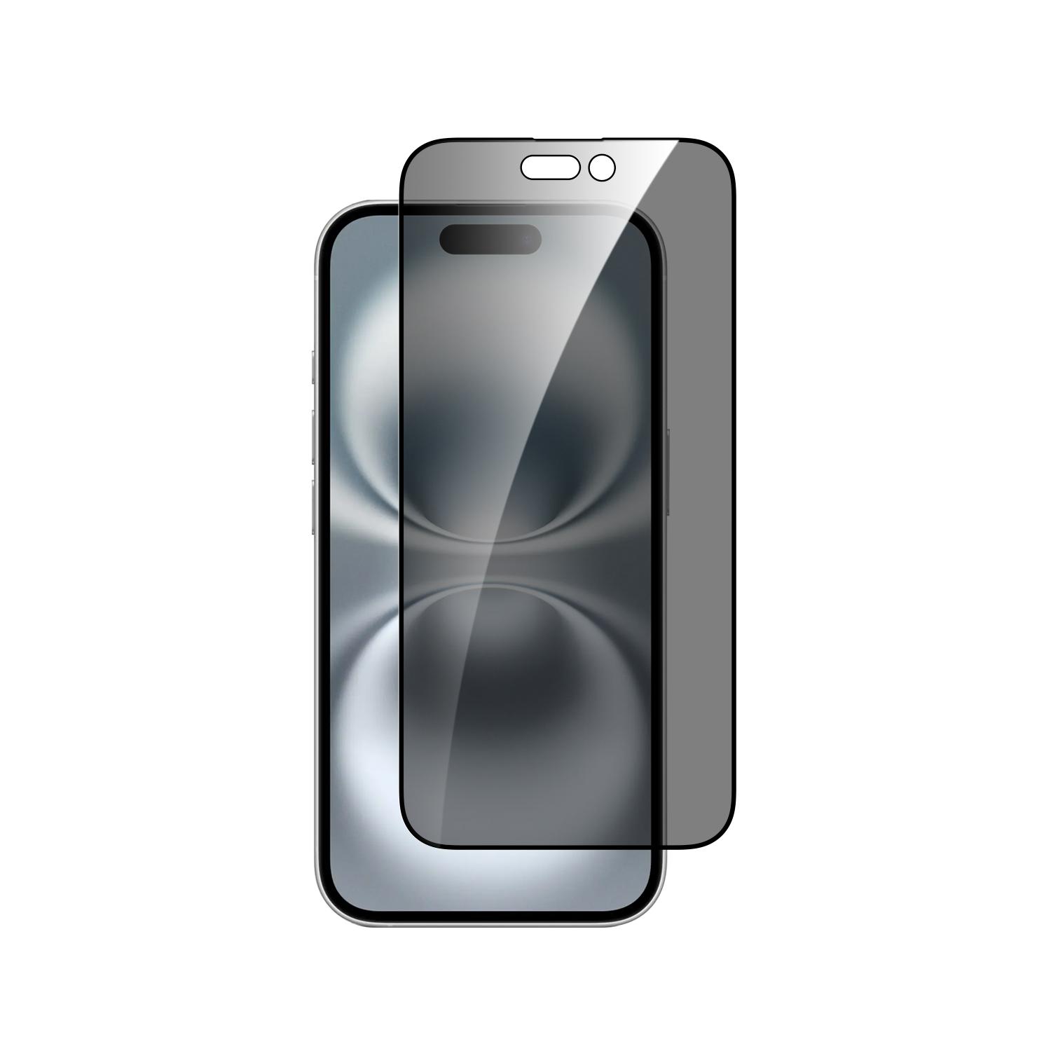 Dviced privacy tempered glass screen protector edge to edge for iPhone 16 with applicator Duo Pack | JAR Computers Dviced privacy tempered glass screen protector edge to edge for iPhone 16 with applicator Duo Pack