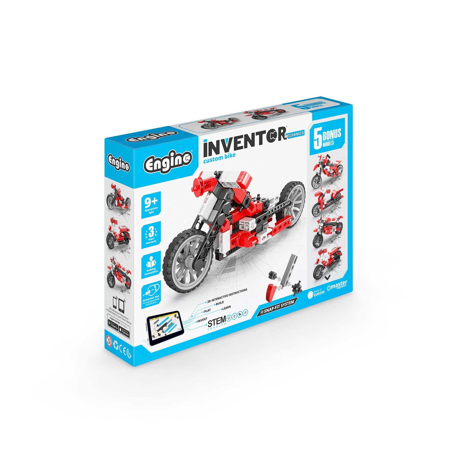 Engino Конструктор Inventor Mechanics - Велосипед, 5 в 1