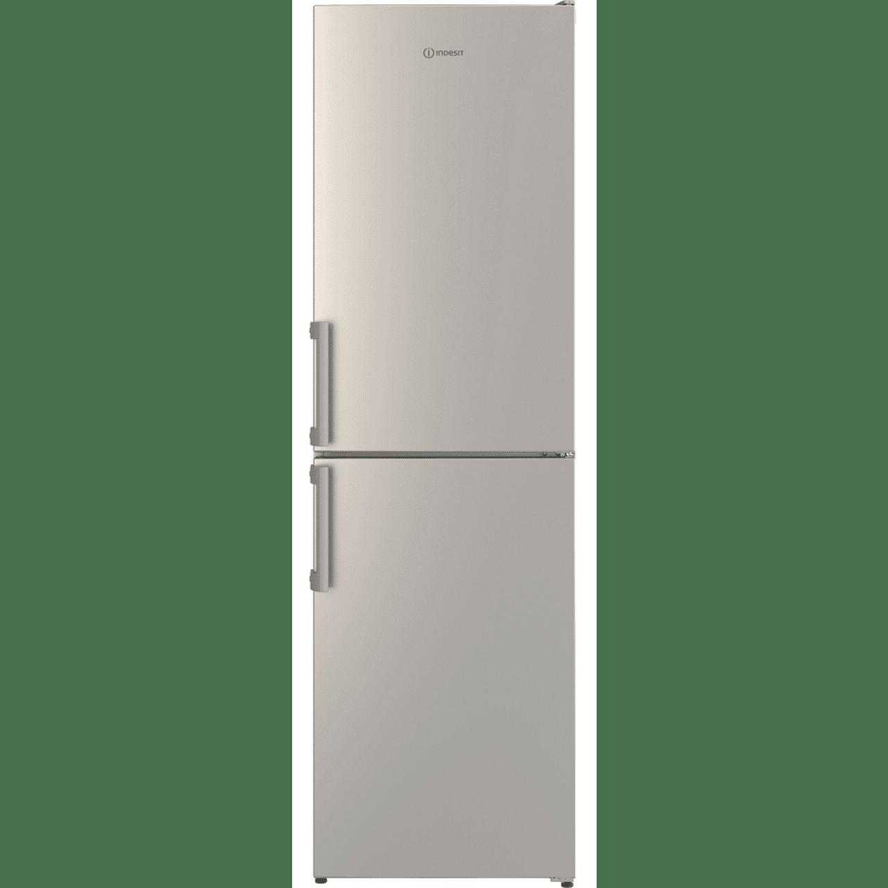 Хладилник с фризер Indesit IB55 732 X , 287 l, E , Статична , Инокс
