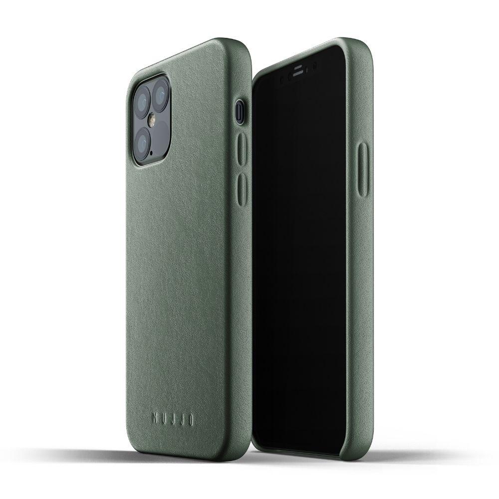 Кожен (естествена кожа) кейс за iPhone 12, iPhone 12 Pro - Mujjo Full Leather Case (зелен) | JAR Computers Кожен (естествена кожа) кейс за iPhone 12, iPhone 12 Pro - Mujjo Full Leather Case (зелен)