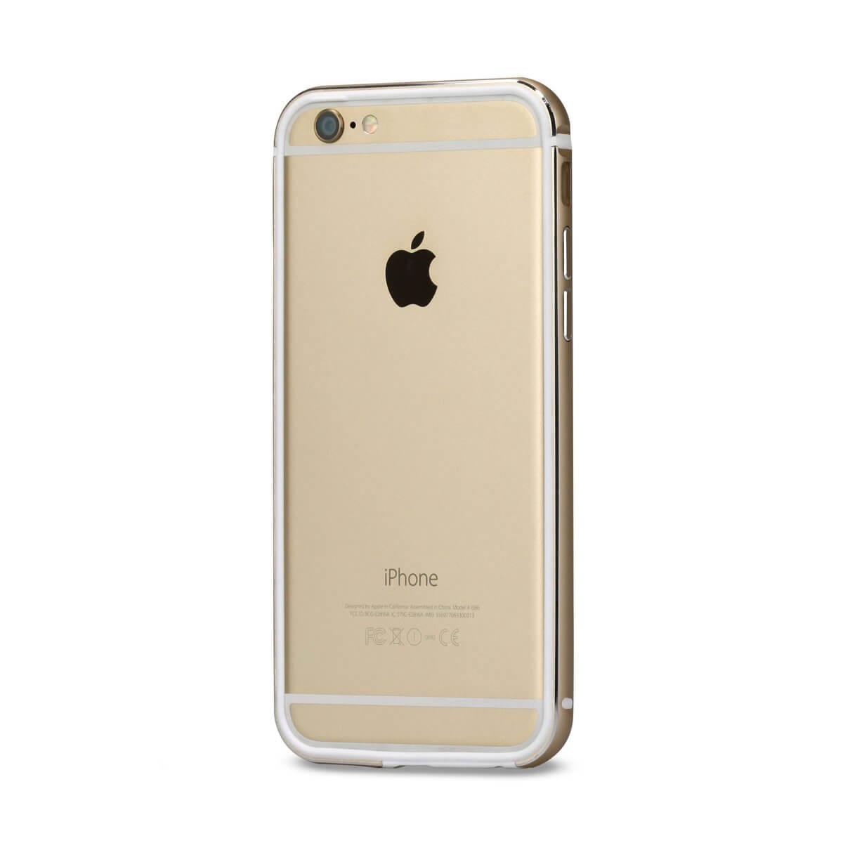 Най-висока защита алуминиев бъмпер за iPhone 6S, iPhone 6 - Tunewear Frame x Frame Shock Mount (златист) | JAR Computers Най-висока защита алуминиев бъмпер за iPhone 6S, iPhone 6 - Tunewear Frame x Frame Shock Mount (златист)
