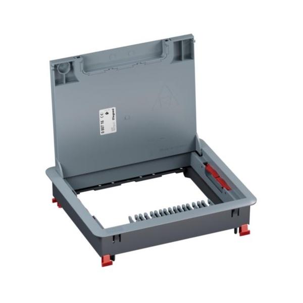Подова ревизионна кутия пластмаса за бетонен под 12/18M празна 241x286 mm - Legrand Floor box 080716 | JAR Computers Подова ревизионна кутия пластмаса за бетонен под 12/18M празна 241x286 mm - Legrand Floor box 080716