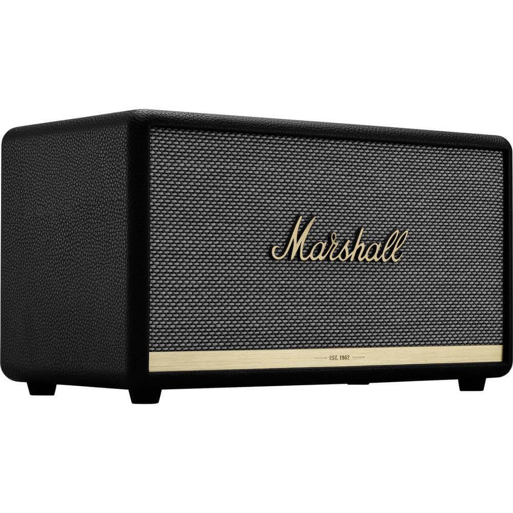 Безжичен аудиофилски спийкър за мобилни устройства с Bluetooth и 3.5 mm изход - Marshall Stanmore II (черен) | JAR Computers Безжичен аудиофилски спийкър за мобилни устройства с Bluetooth и 3.5 mm изход - Marshall Stanmore II (черен)