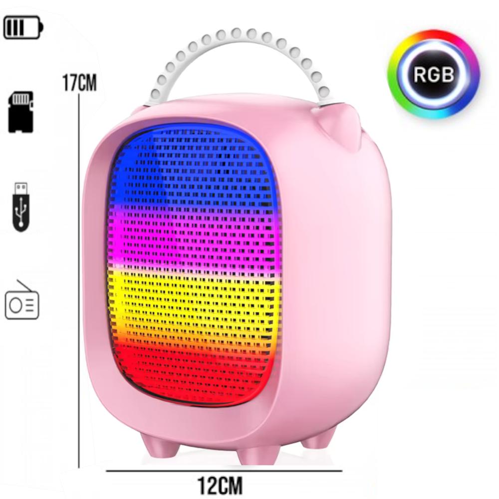 Bluetooth колона модел ZQS1332 3\" 5W - Розова