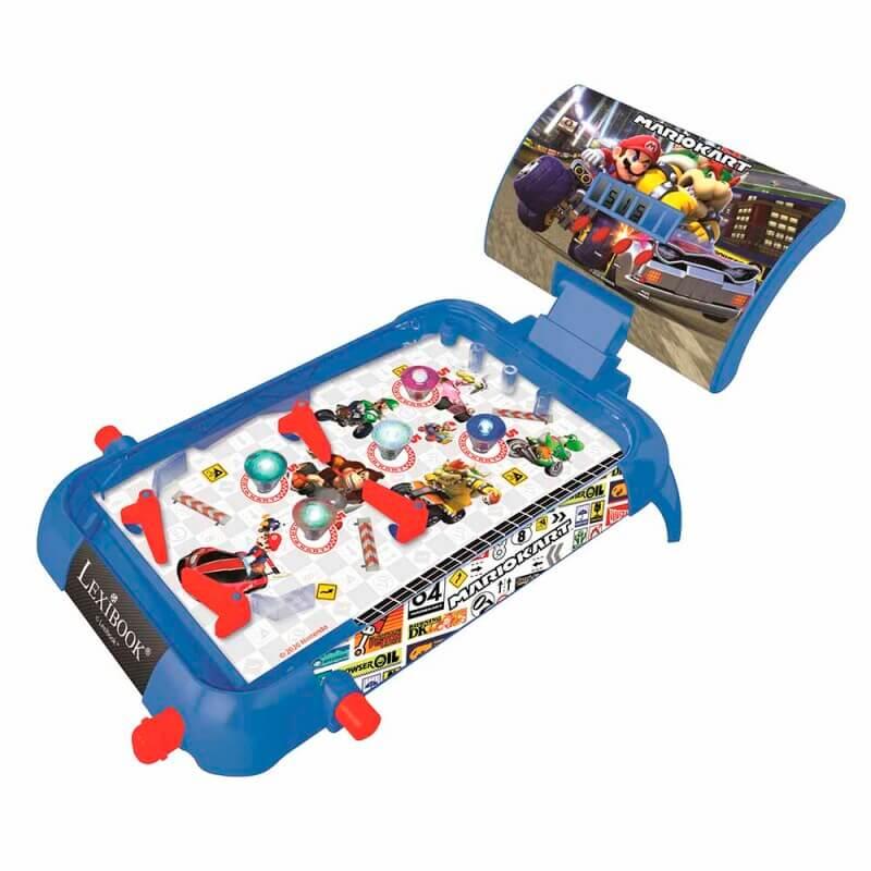 Детска пинбол със светлини и звуци - Lexibook Mario Kart Electronic Pinball with Lights And Sounds (син) | JAR Computers Детска пинбол със светлини и звуци - Lexibook Mario Kart Electronic Pinball with Lights And Sounds (син)