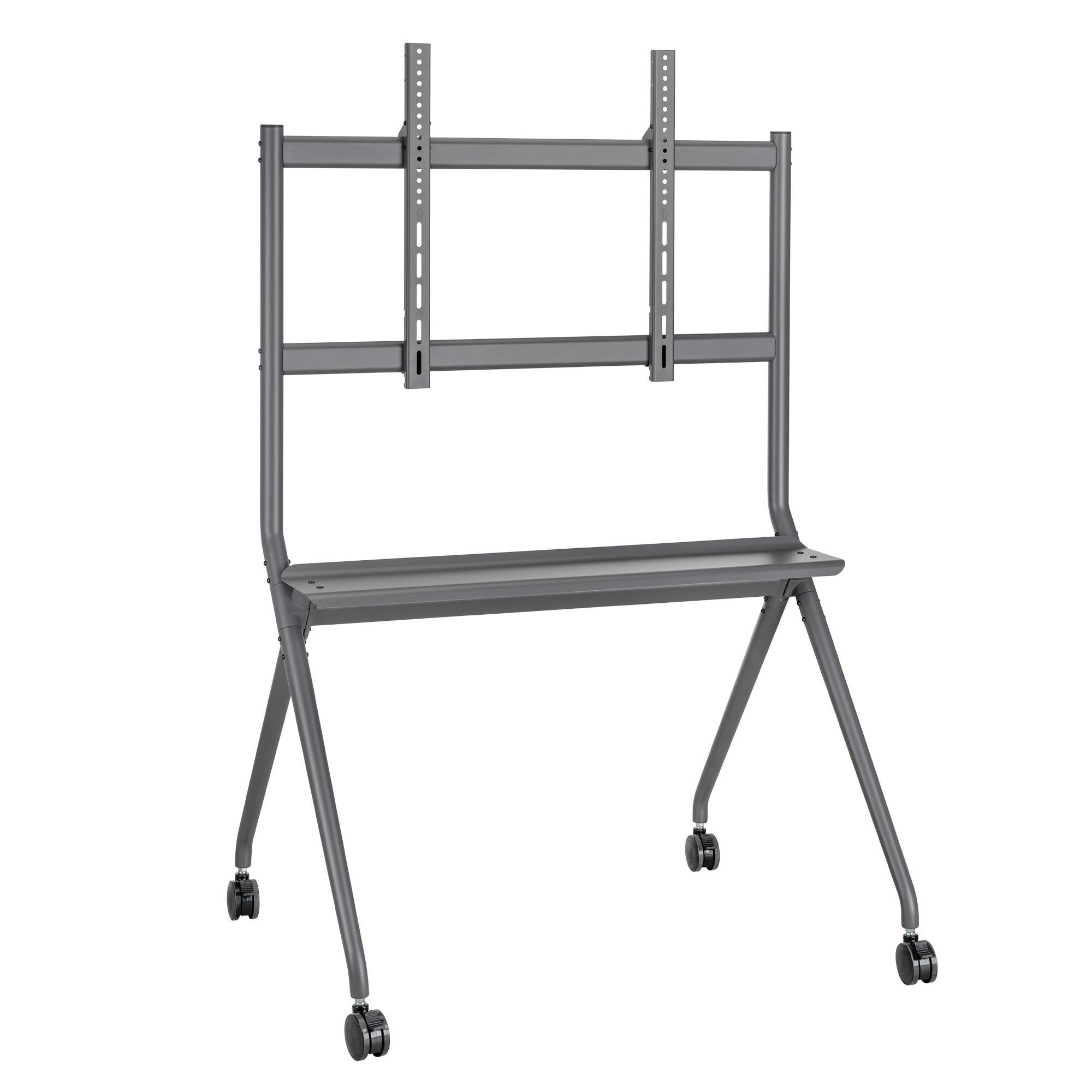 Ewent EW1542 Heavy-Duty стойка за телевизори 50"-86" с колела, до 120 kg | JAR Computers Ewent EW1542 Heavy-Duty стойка за телевизори 50"-86" с колела, до 120 kg