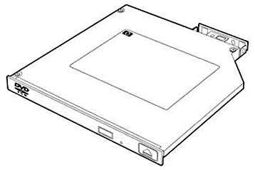 HPE 9.5mm SATA DVD-RW JackBlack G9 Optical Drive | JAR Computers HPE 9.5mm SATA DVD-RW JackBlack G9 Optical Drive